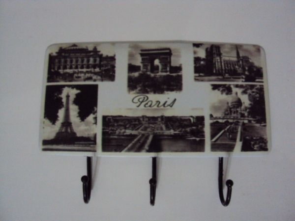 Porta chaves de ferro modelo Paris